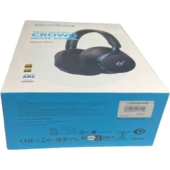 Anker Soundcore Space One Bluetooth Wireless Headphones Hybrid ANC 40H New - Picture 9 of 10